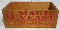 Magic Yeast Jointed Wooden Advertising Crate