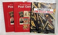 Lot of 3 Post Card/Fountain Pen Price Guides
