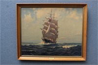 "Voyage Home" Ship Print By F. W. Smith
