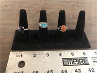 LOT OF 3 RINGS