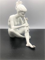 Porcelain Kaiser Nude w/flute 8"