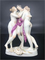 Porcelain 3 Meissen Maidens