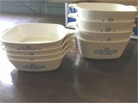 Vintage Corningware Cornflower Blue Pans