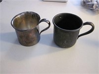 2 Silver Plated Cups