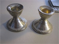 Pair of Sterling Silver Candlestick Holders #3