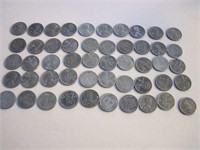 Lot of 50 1943 Steel Cents