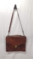Old Angler Italian Leather Messenger Bag