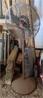Vintage Upright Metal Shop Fan