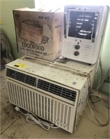 Fedders window  ac unit,small heater,and 26 p