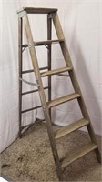 Vintage Wooden 6ft Ladder