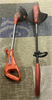 2 cordless weed trimmers black and Decker is