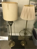 Lot of assorted tall lamps