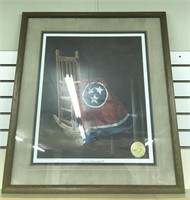 Michael Sloon signed lithograph Tennessee