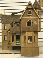 Wood doll house