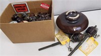 20+ Ceramic Insulators inc 11" SBT Etc