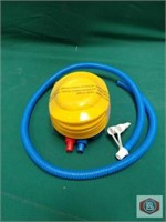 Inflating pump for tires + balls. foot pump, qty 4