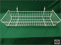 Wire coated basket, pegboard or shelf hung. Qty 6