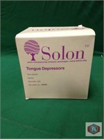 Solon Tongue Depressors. 500 pc. per box. Qty. 6