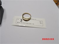 MENS 14K GOLD RING SIZE 13 1/2