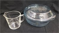 Fire King 8oz Measuring Cup and 9" Casserole Dish