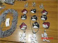15 --  29 1/2 INCH NECKLACE AND PENDANTS