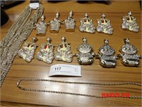 14 - - 29 1/2 INCH NECKLACES AND 12 PENDANTS