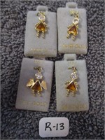 14K Gold November Birthstone Pendants (4)