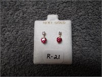 10K Gold / Diamond / Gem Earrings