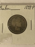 1898-P BARBER QUARTER