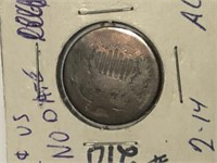 TWO CENT PIECE, NO DATE