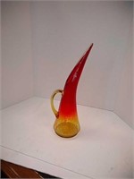 Art glass pitcher