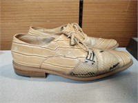 Giorgio Brutini Snakeskin Shoes, Size 11