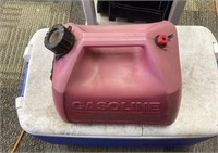 2 1/2 Gallon Gas Can and Igloo Cooler
