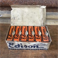Box of 12 NOS Edison Spark Plugs