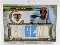 35/36 2020 Topps Legend Lou Brock Relic