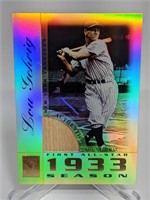 2003 Topps Tribute AS 1933 Season Lou Gehrig Relic