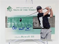 2005 SP Authentic Golf Charles Howell III Auto