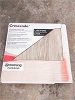 (24sqft) Crescendo Groutable Vinyl Tile