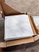 (72sqft) Crescendo Groutable Vinyl Tile Marble