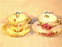 2 Cups & Saucers