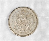 1959 - SILVER 50c CANADA  FIFTY CENT PIECE COIN