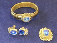 Vintage Bracelet, Earrings and Pendant