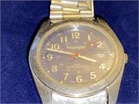 Men's Wrangler Water Resistant Silver Tone Watch