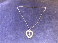8 Inch Heart Shaped Fashion Necklace