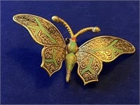 Vintage Spanish Butterfly/Moth Pin