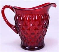 Mosser Red Bubbles Water Pitcher