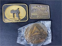 Collection of Belt Buckles, 2 Delta