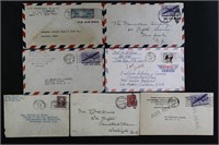 Puerto Rico Stamps 7 Covers nice variety of 20th c