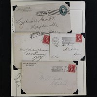 US Stamps Postal History 26 NYC 1895-1900
