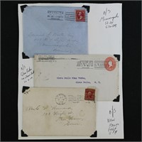US Stamps Postal History 20+ New York 1890s-1910s